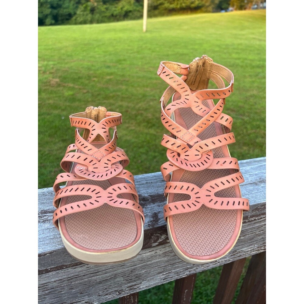 Women's Baretraps Lorra Gladiator
Sandals Shoes Brown/Tan Size 11